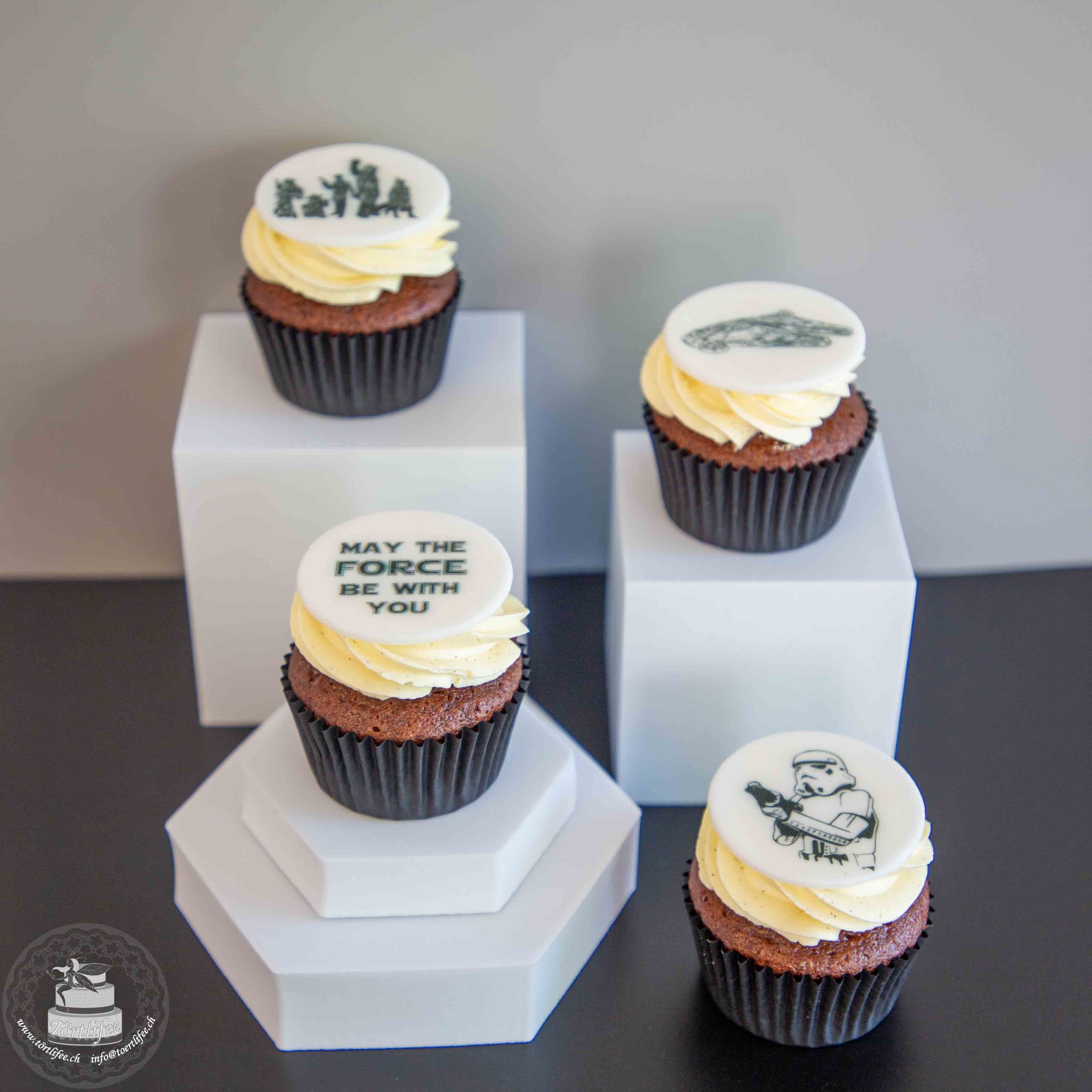 Cupcake Motto - Star Wars "May the force be with you"