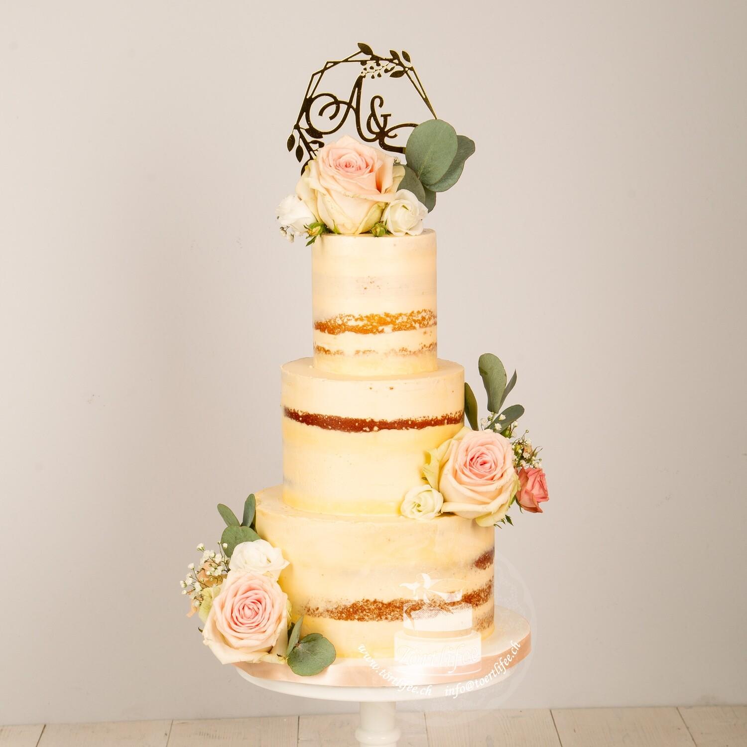 Semi Naked Cake - farbig Semi Naked Cake - farbig