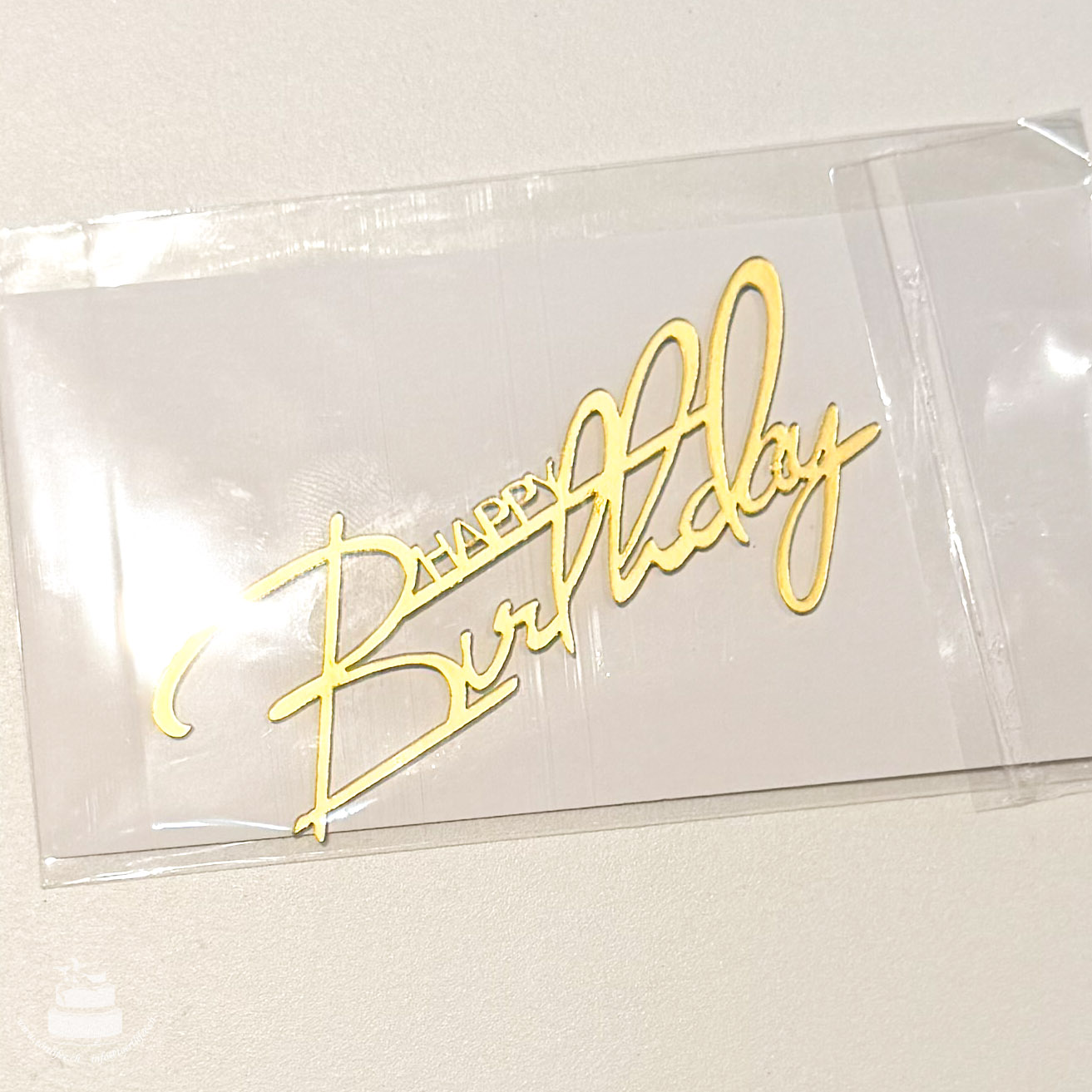 Aufleger Happy Birthday - Gold