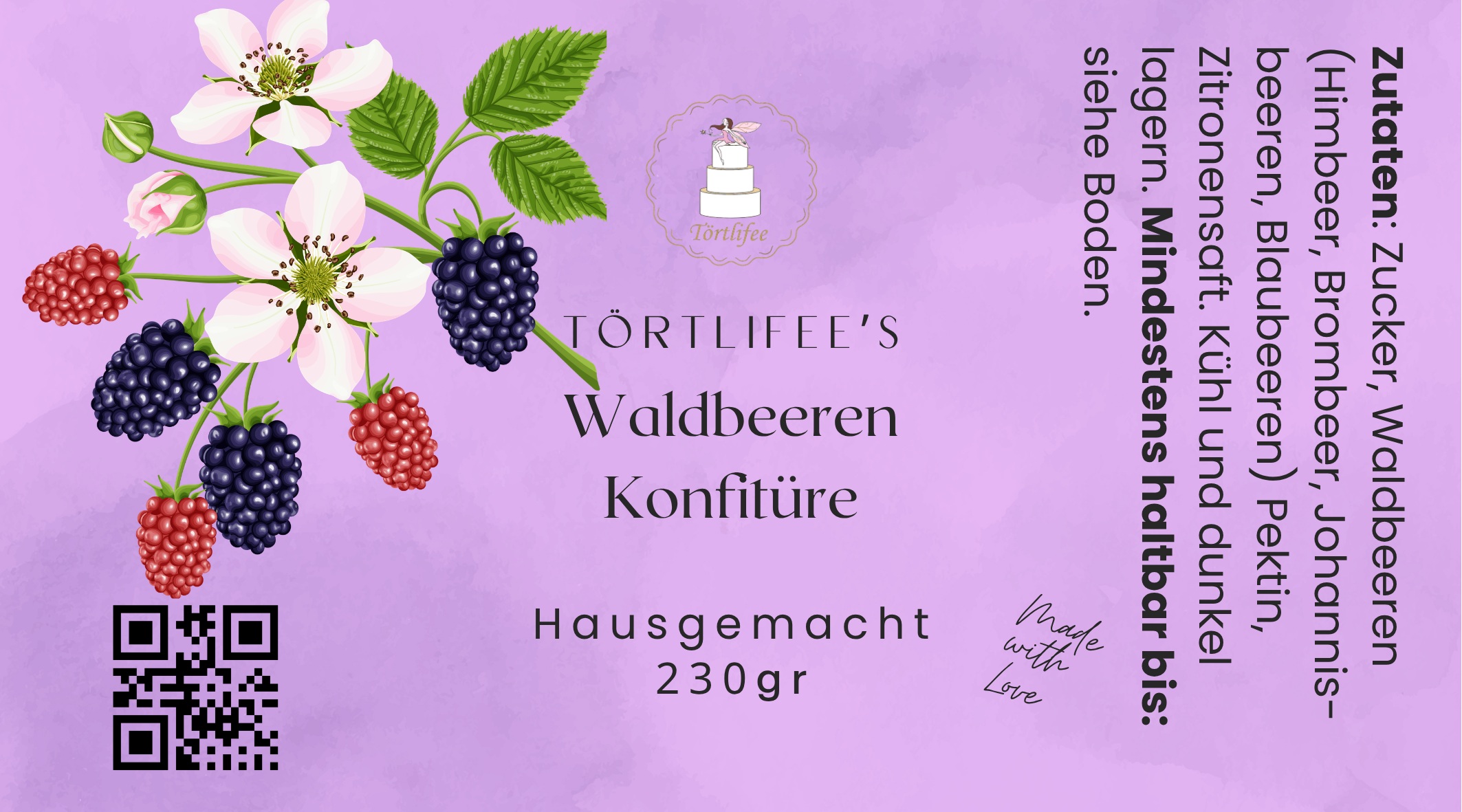Waldbeer Konfitüre 230g