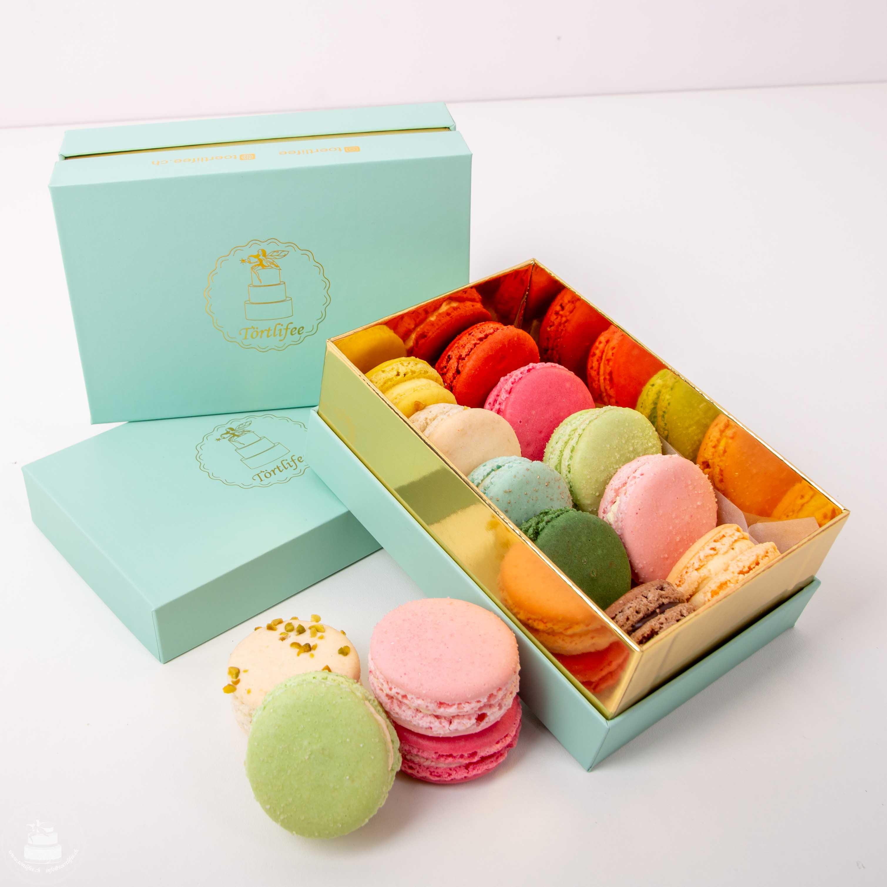 Macaron Geschenkbox, 10 - Stück