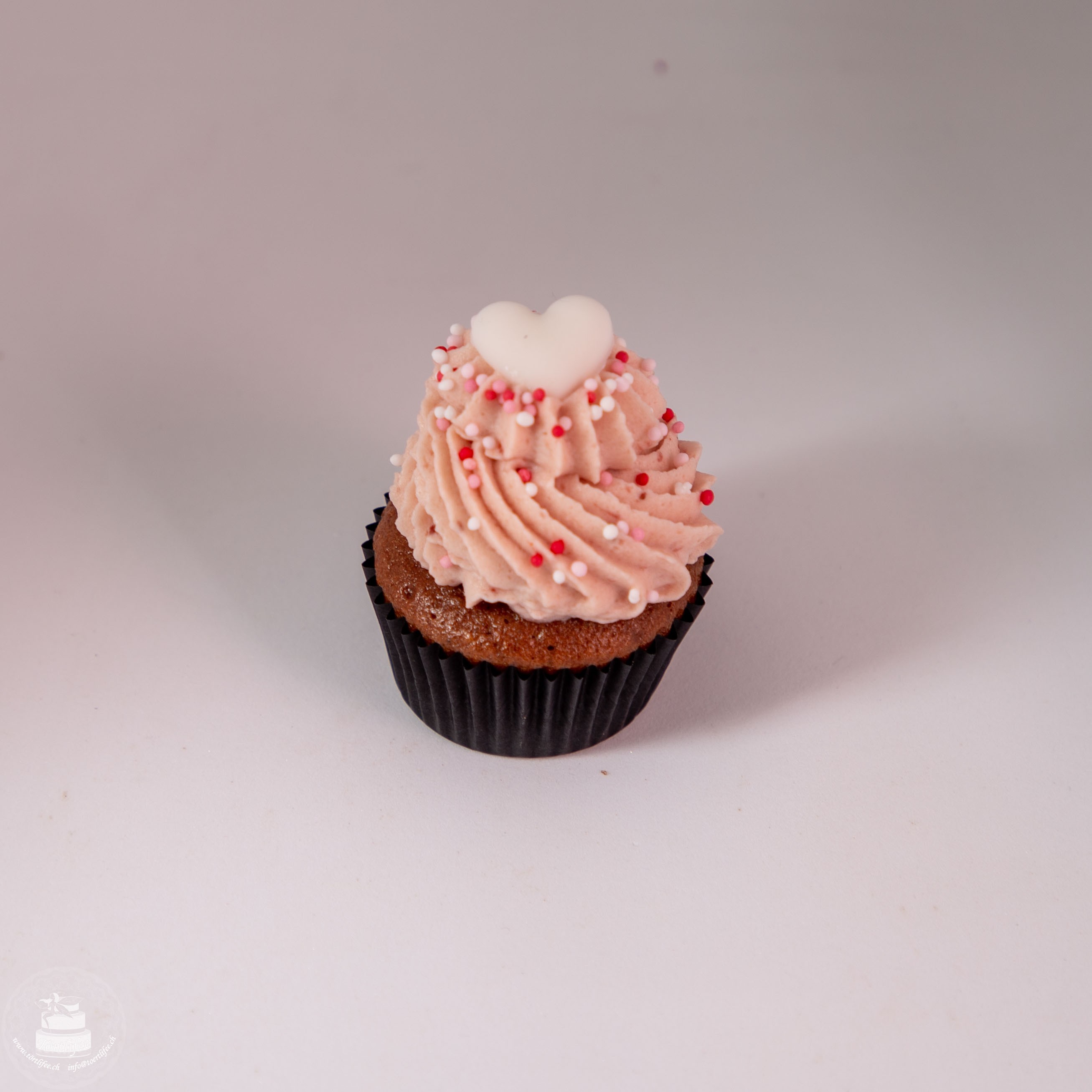 Schoko - Erdbeer Joghurtmousse Mini Cupcake