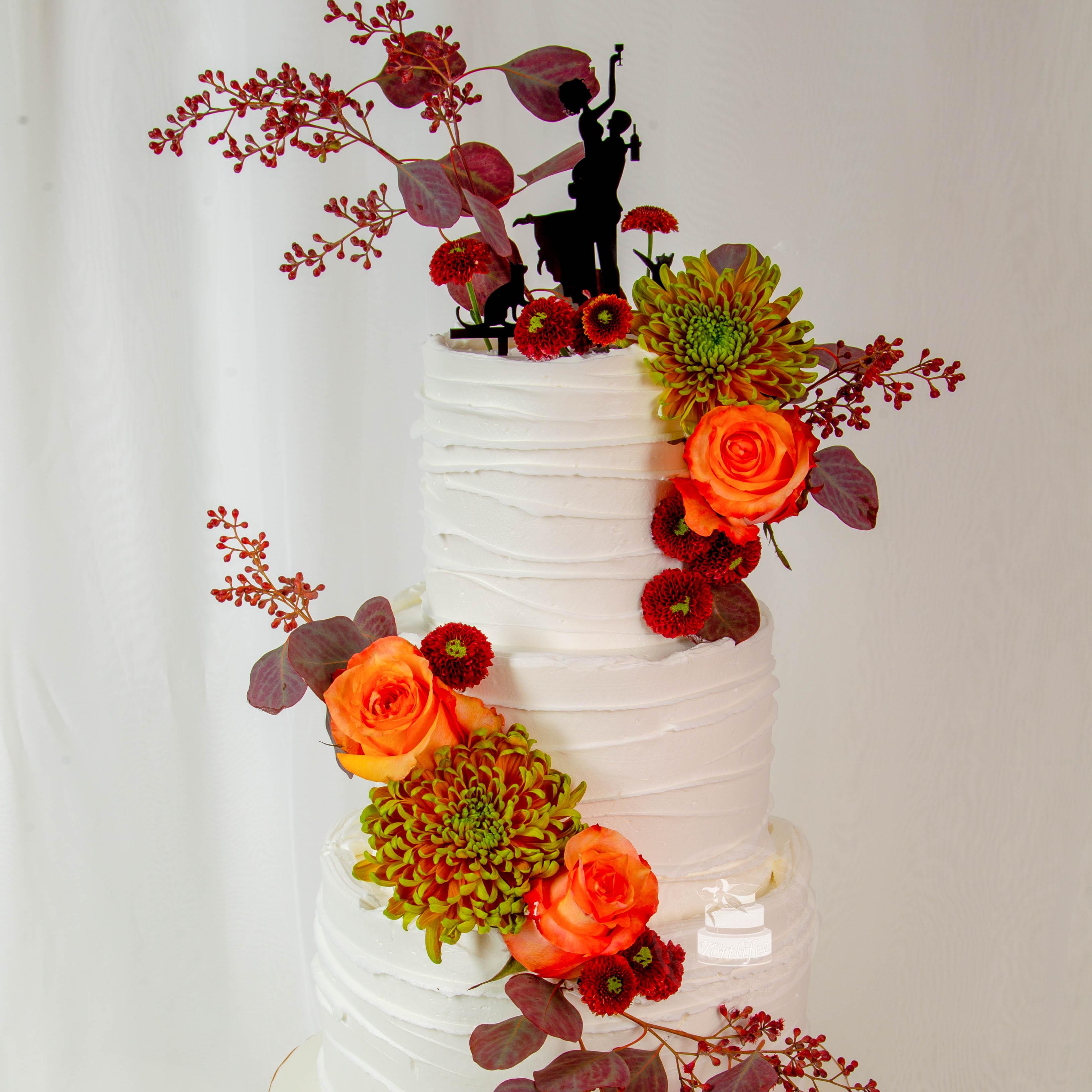 Buttercreme Torte - Wellen  Buttercreme Torte - Wellen