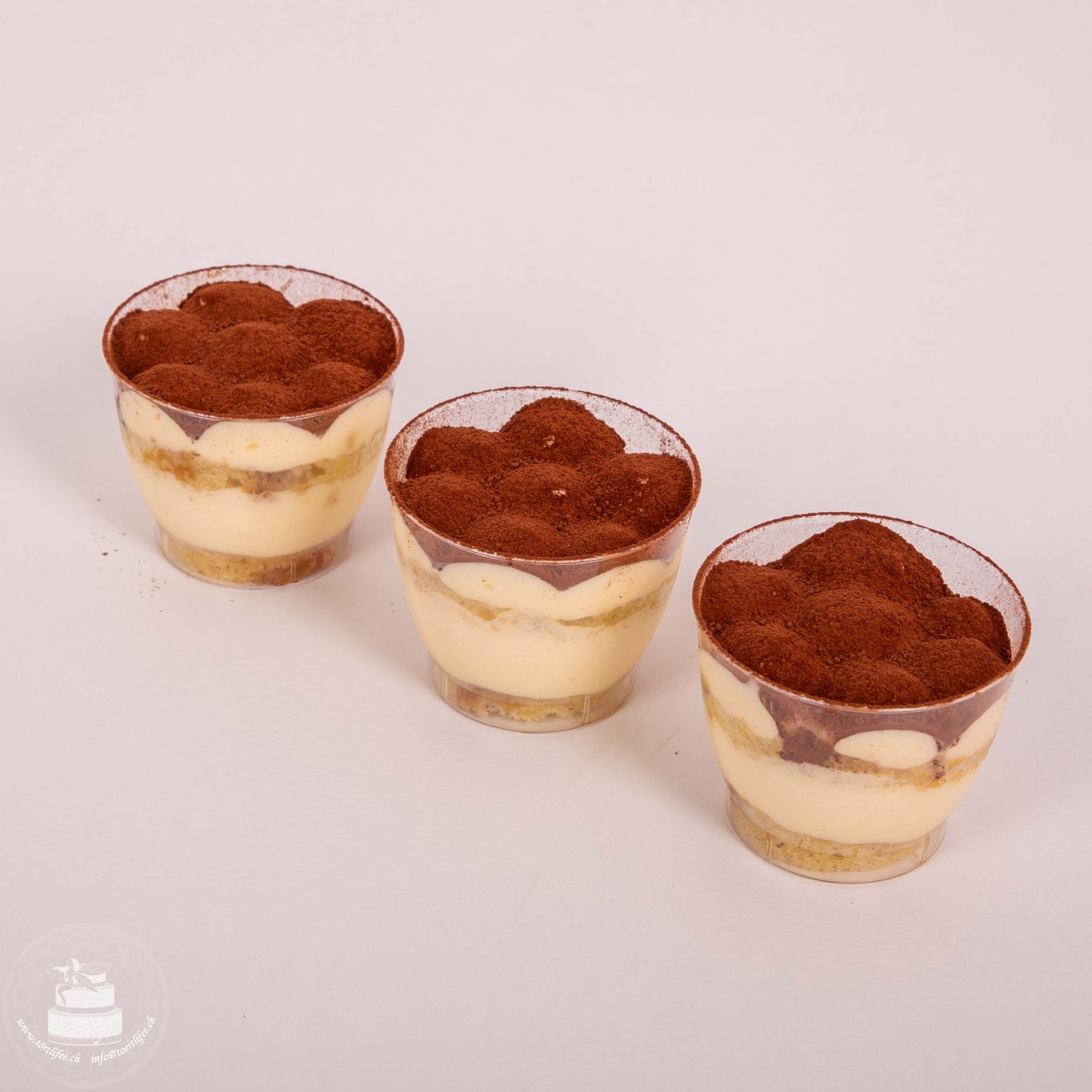 Tiramisu im Glas / runder Becher (10cl)
