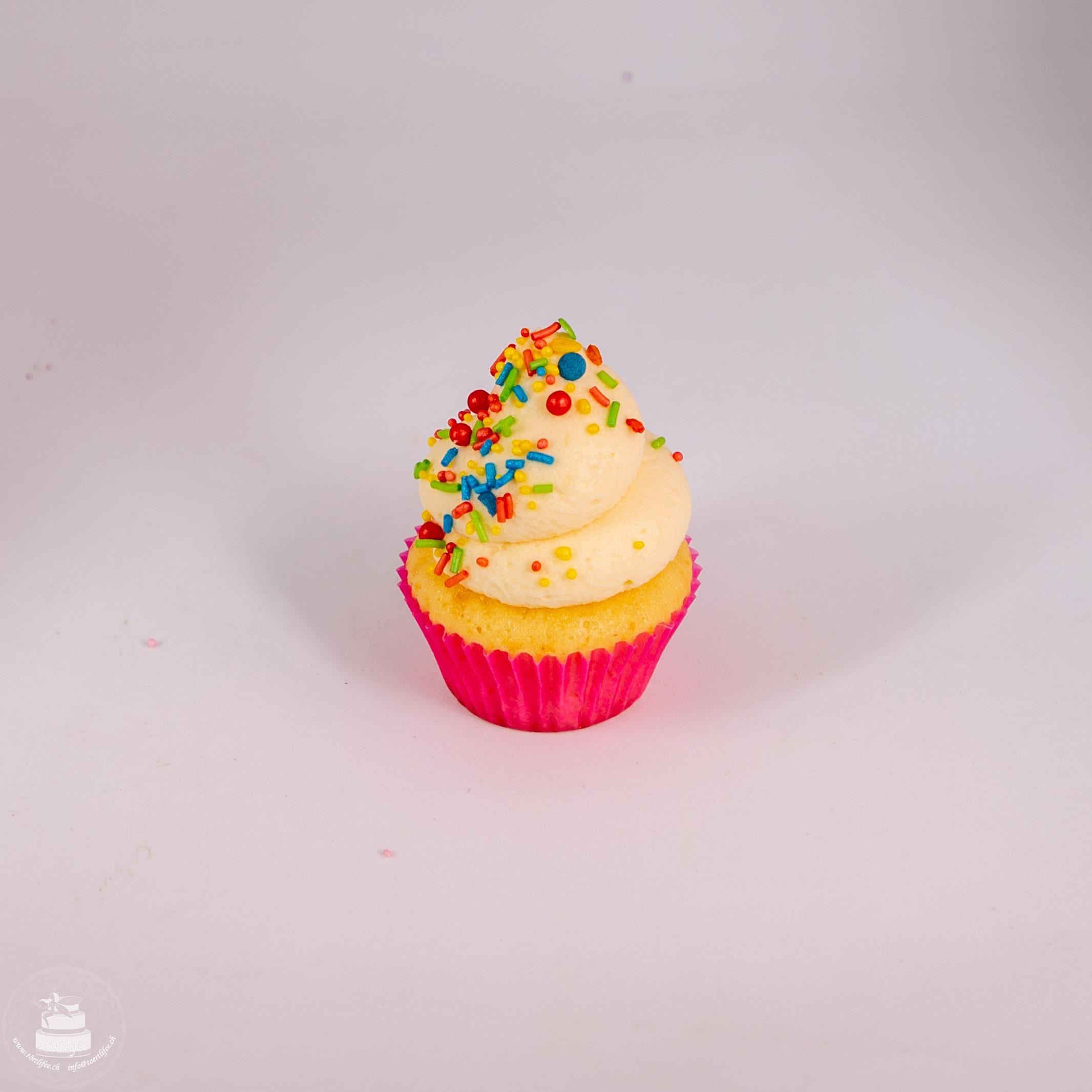 Zitronen - Passionsfrucht Joghurtmousse Mini Cupcake