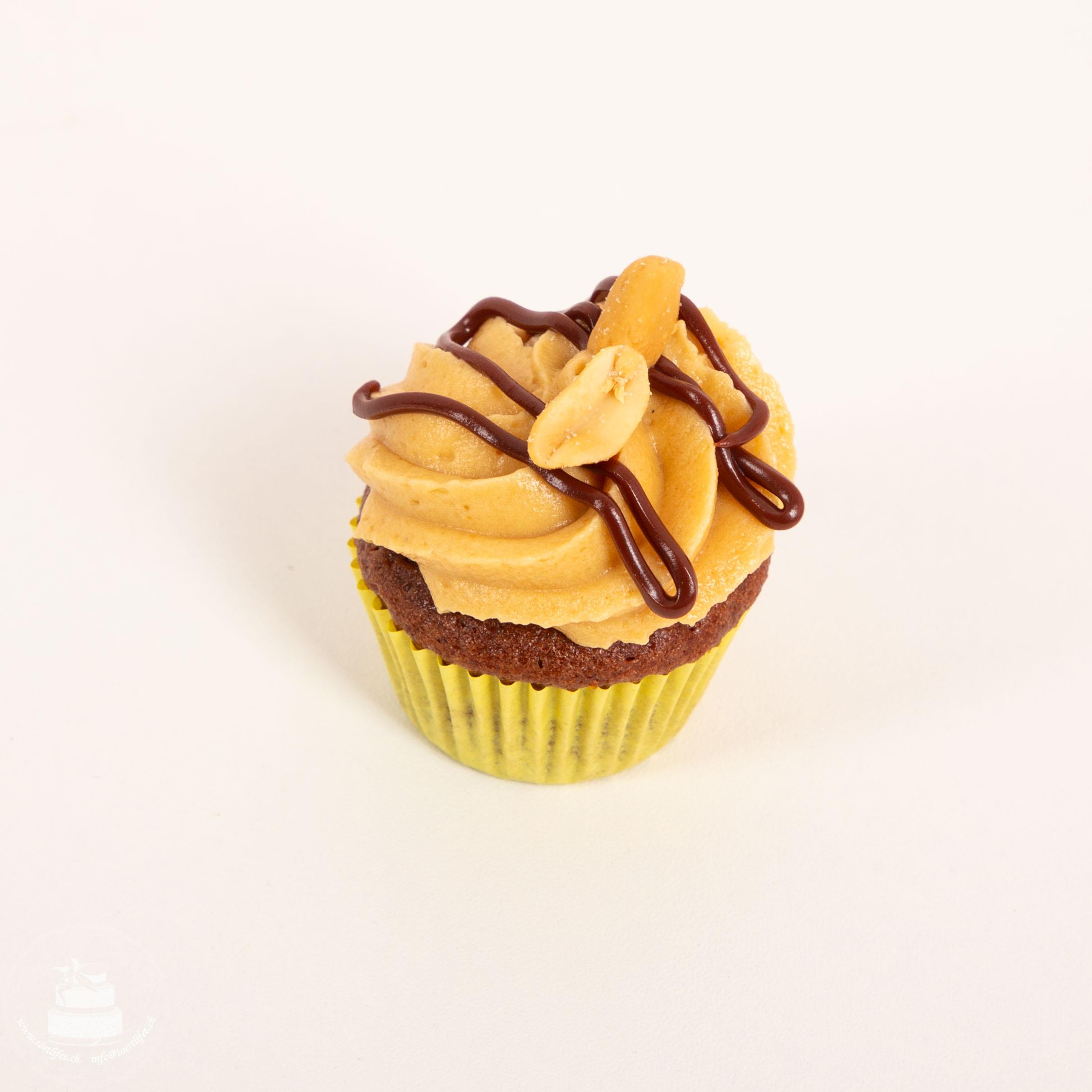 Schoko - Erdnuss Buttercrem Mini Cupcake