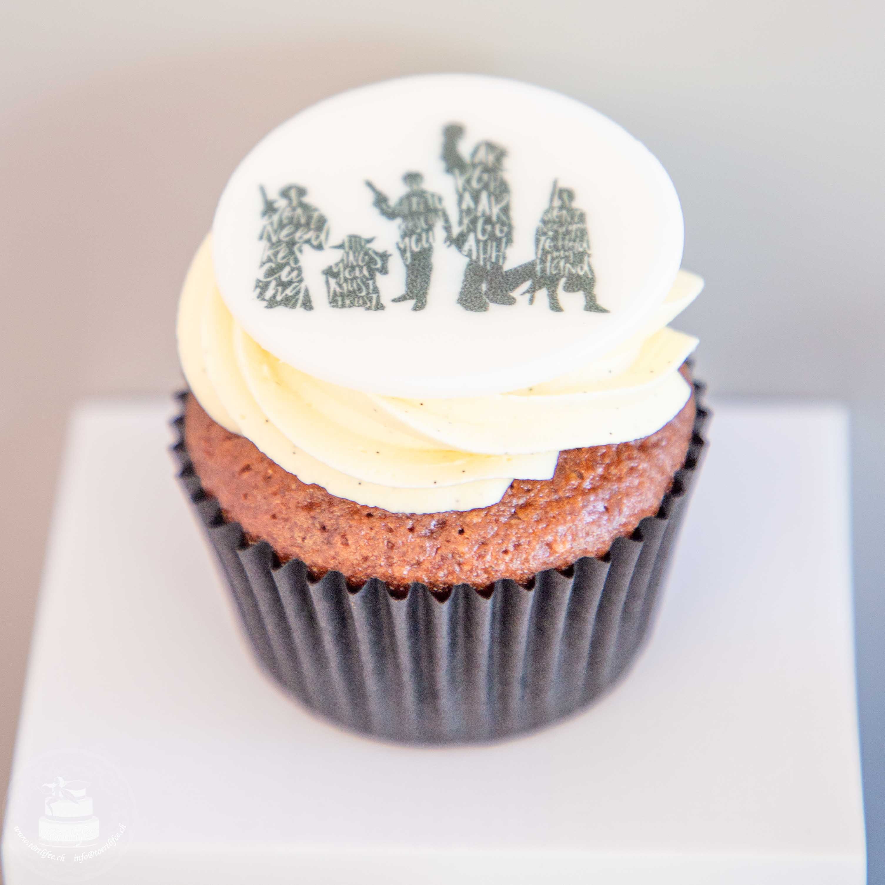 Cupcake Motto - Star Wars "May the force be with you"