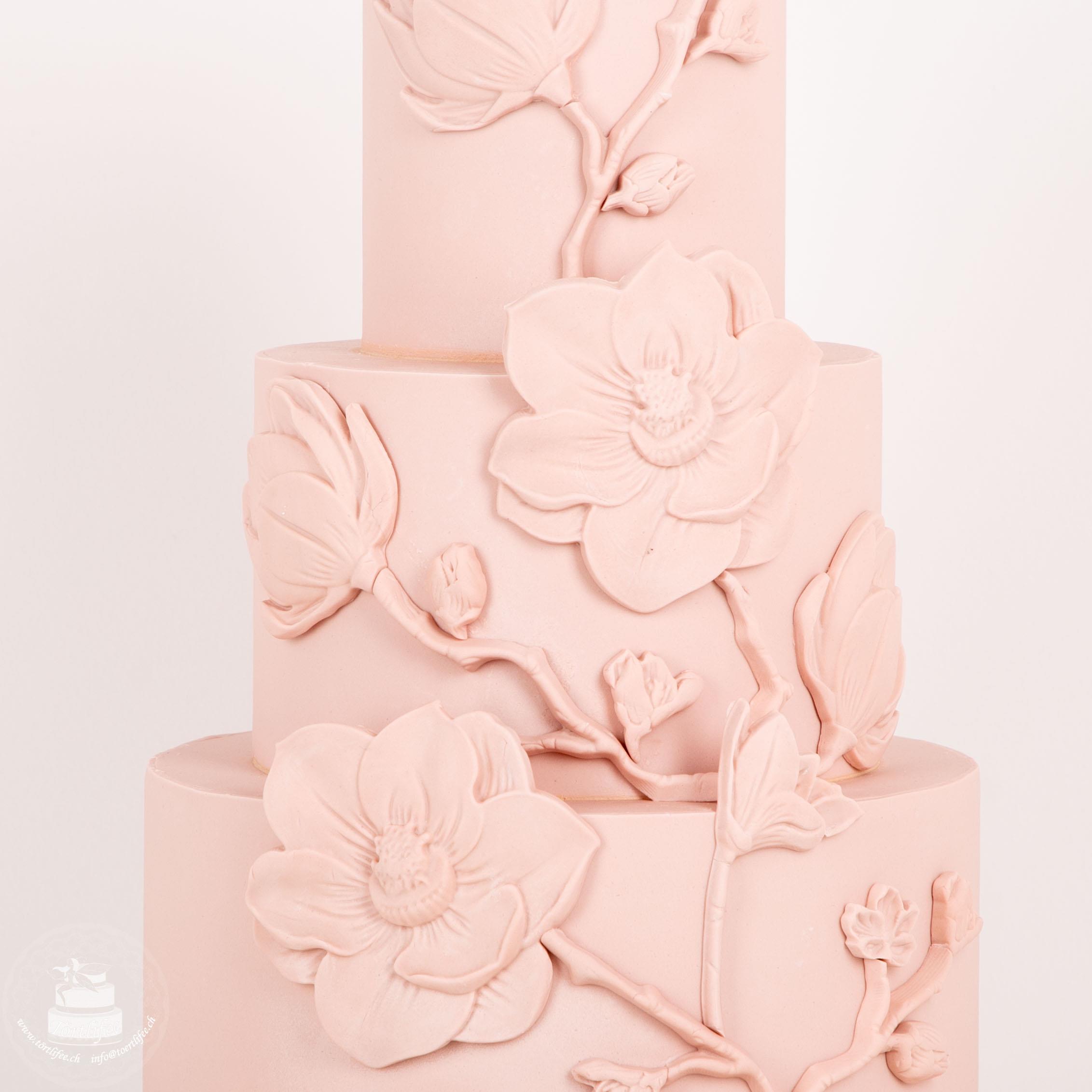 Modeliermassen Torte - Magnolie