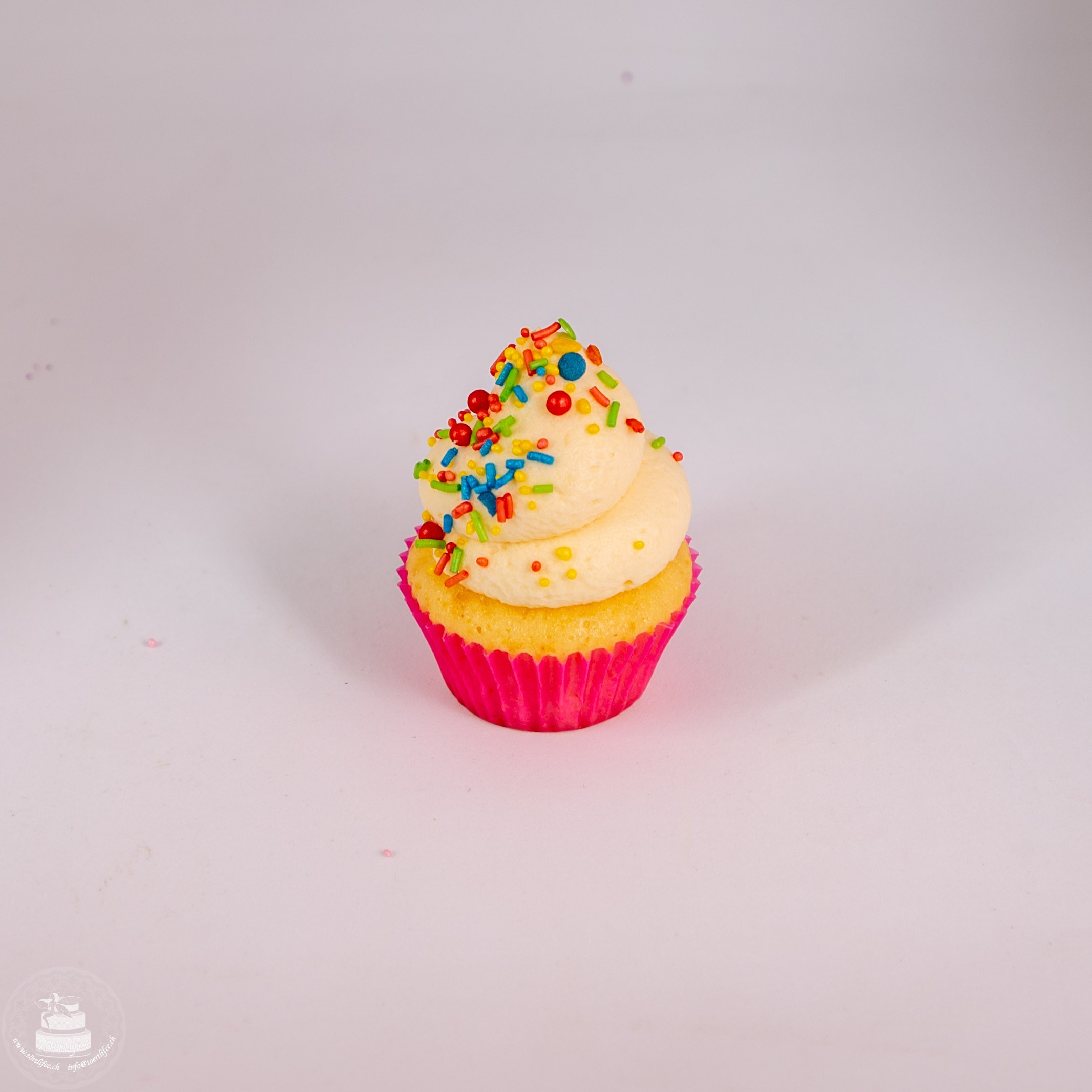 Zitronen - Passionsfrucht Joghurtmousse Mini Cupcake