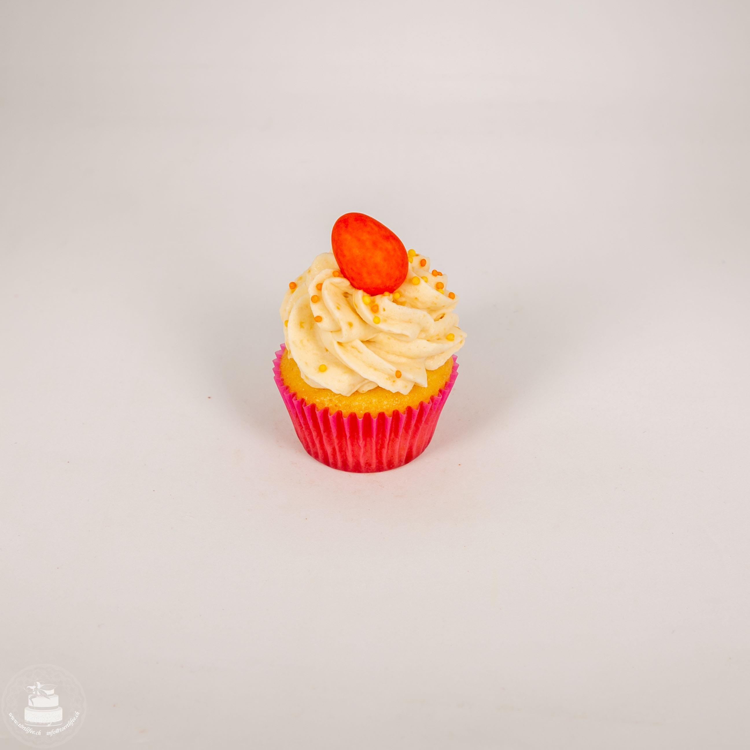 Zitronen - Aprikosen Joghurtmousse Mini Cupcake