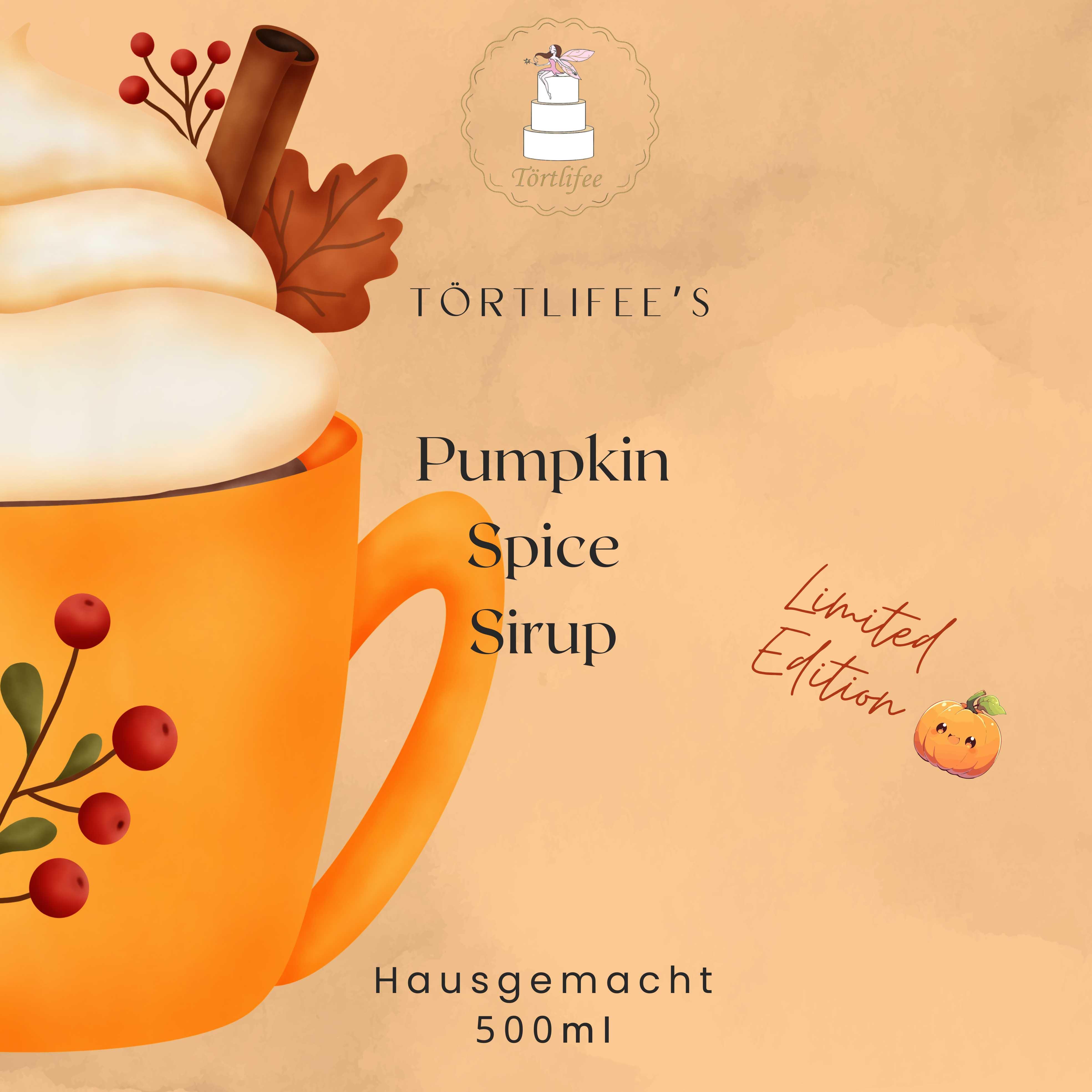 Pumpkin Spice Sirup – Limited Edition – 250 ml