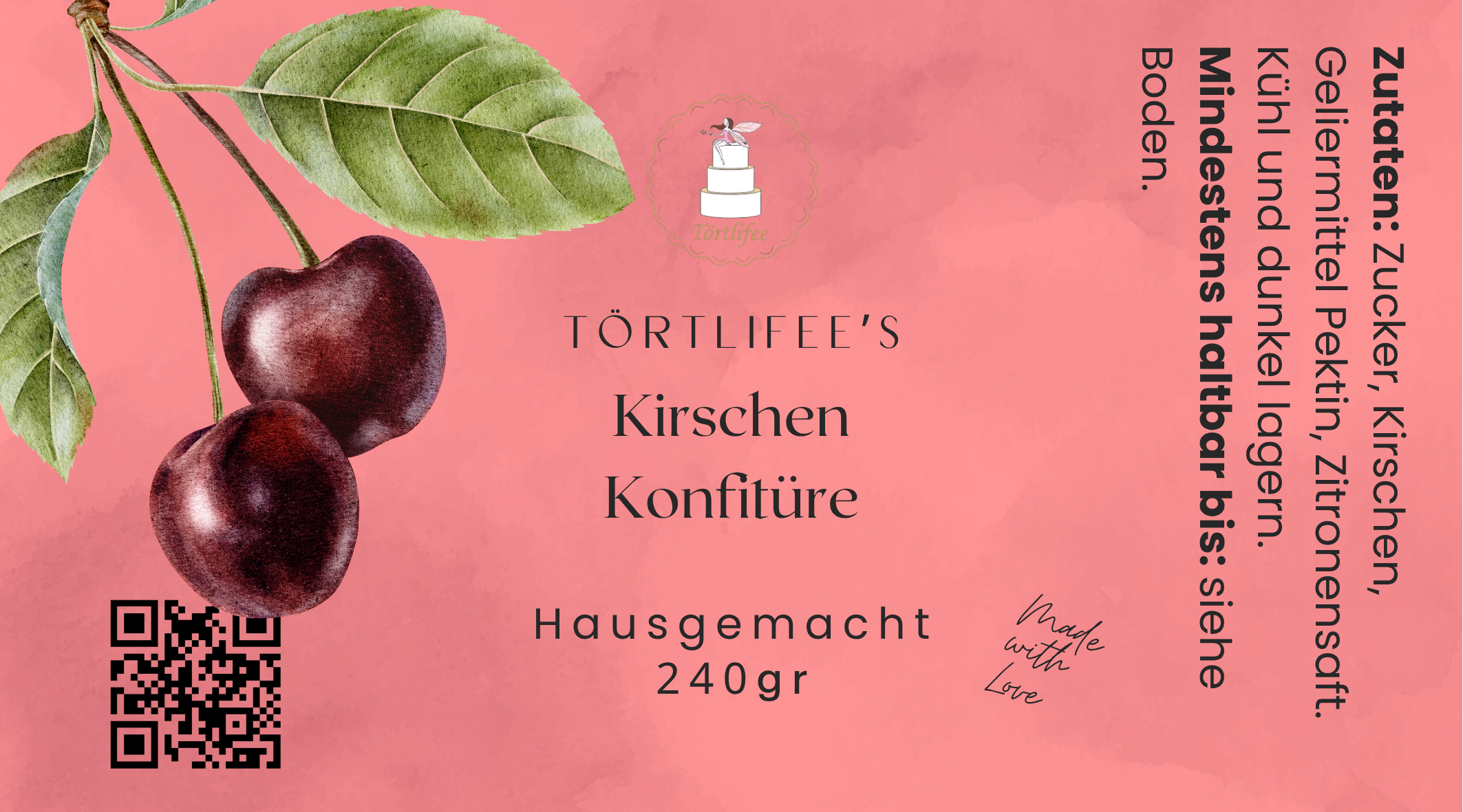 Kirsch Konfiture 240gr 