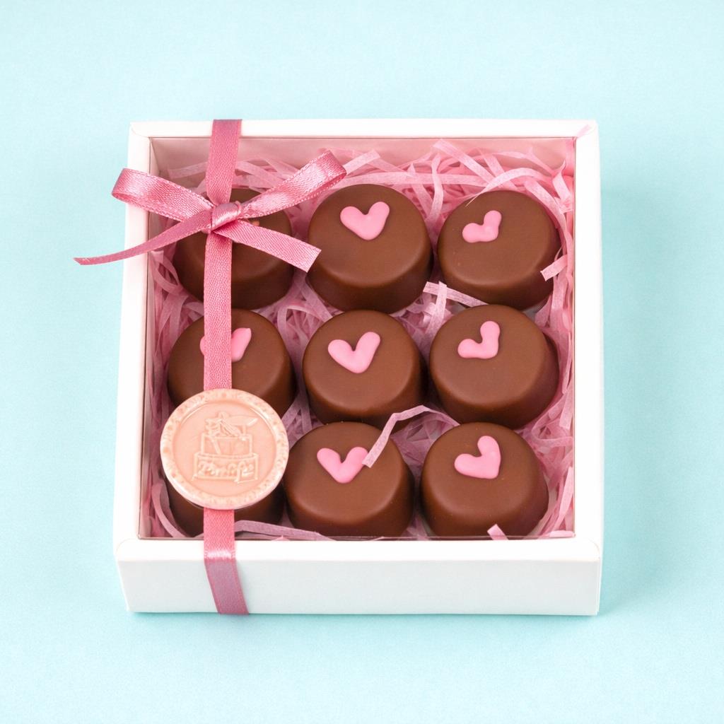 Praliné Box Himbeer Marzipan