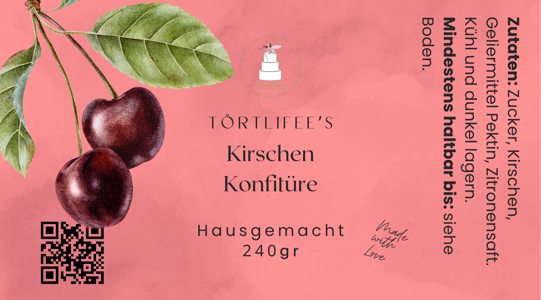 Kirsch Konfiture 240gr 