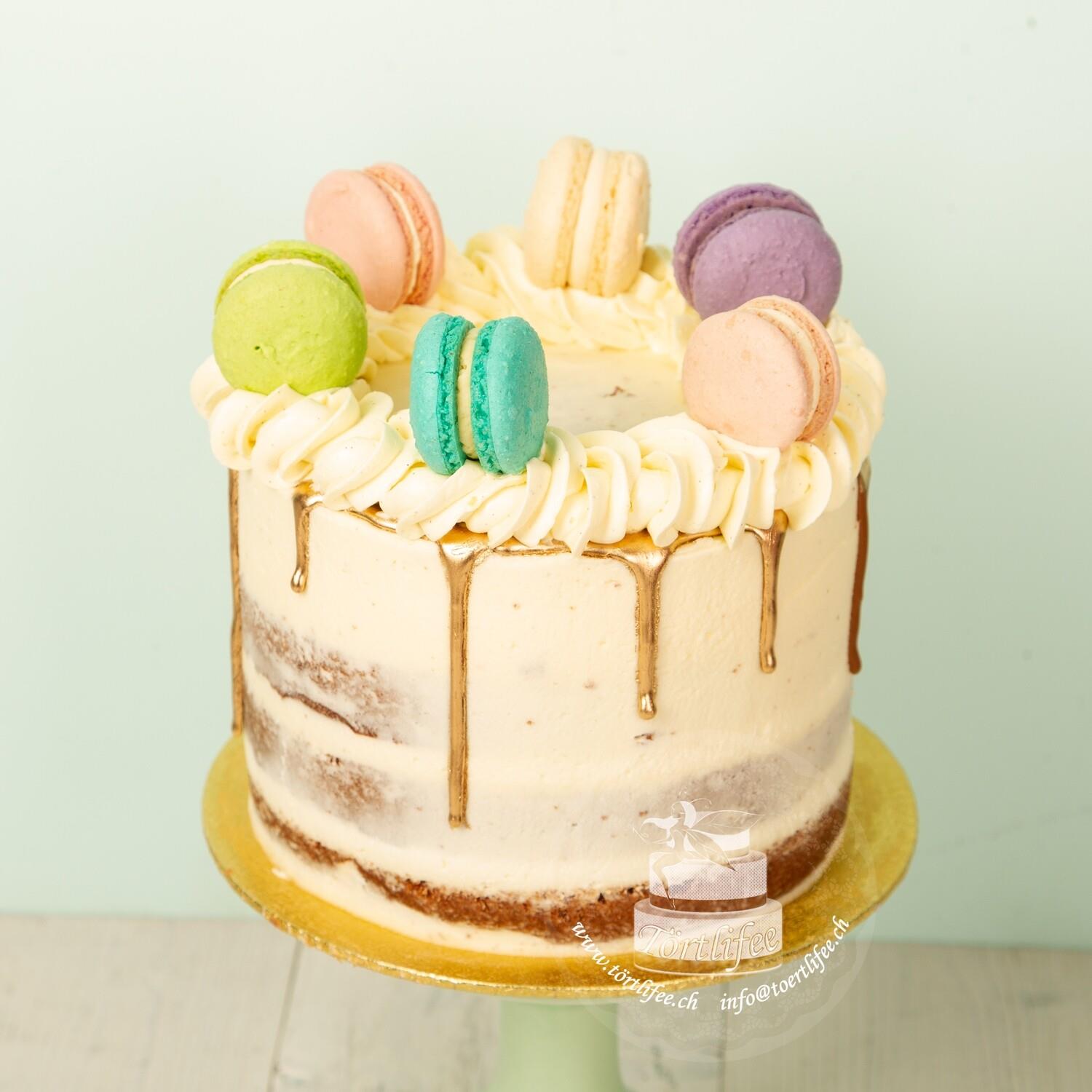Assemblage Gold Drip Cake 7"