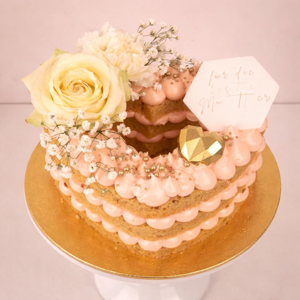 Herzensgruss – unsere Muttertagstorte