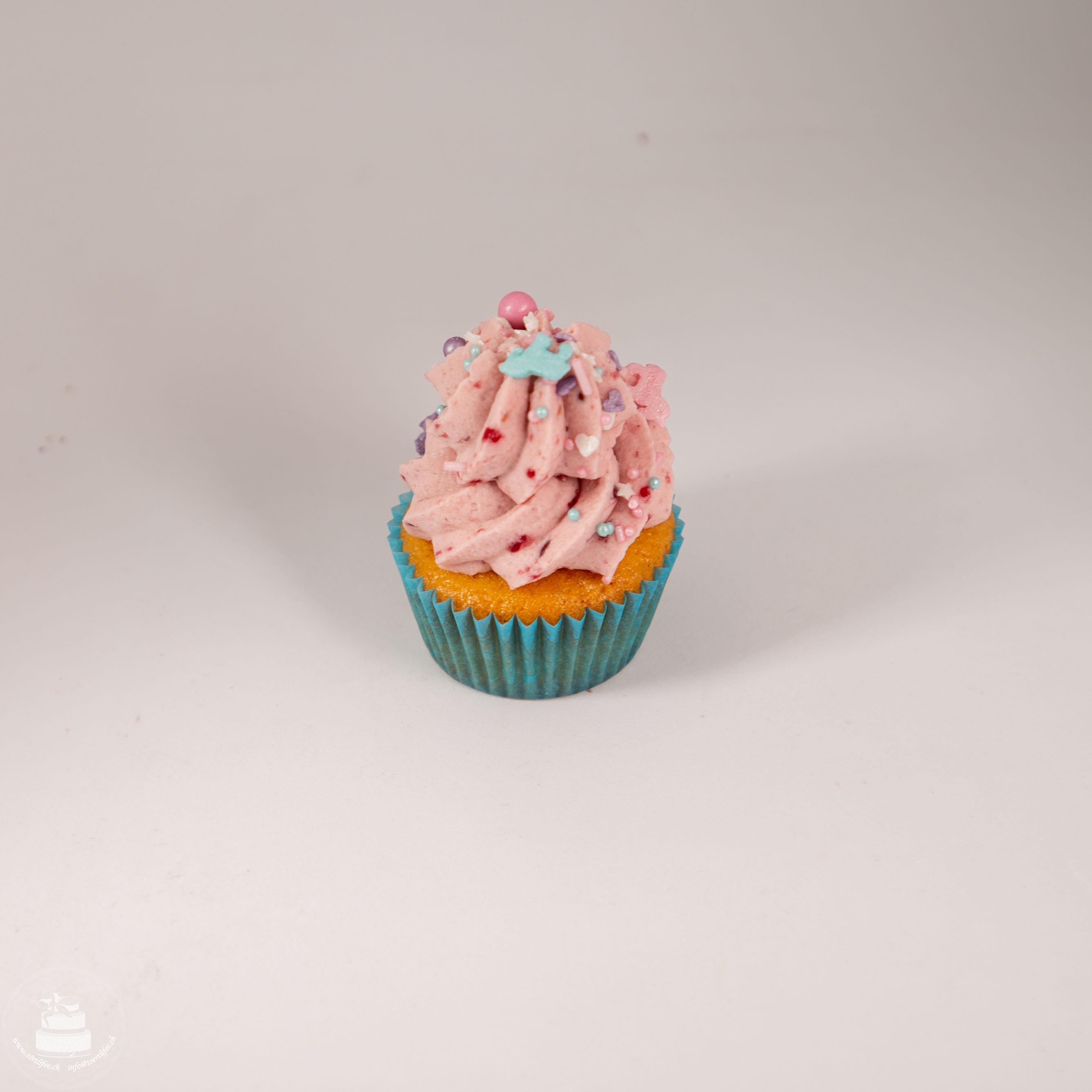Vanille - Waldbeer Joghurmousse Mini Cupcake