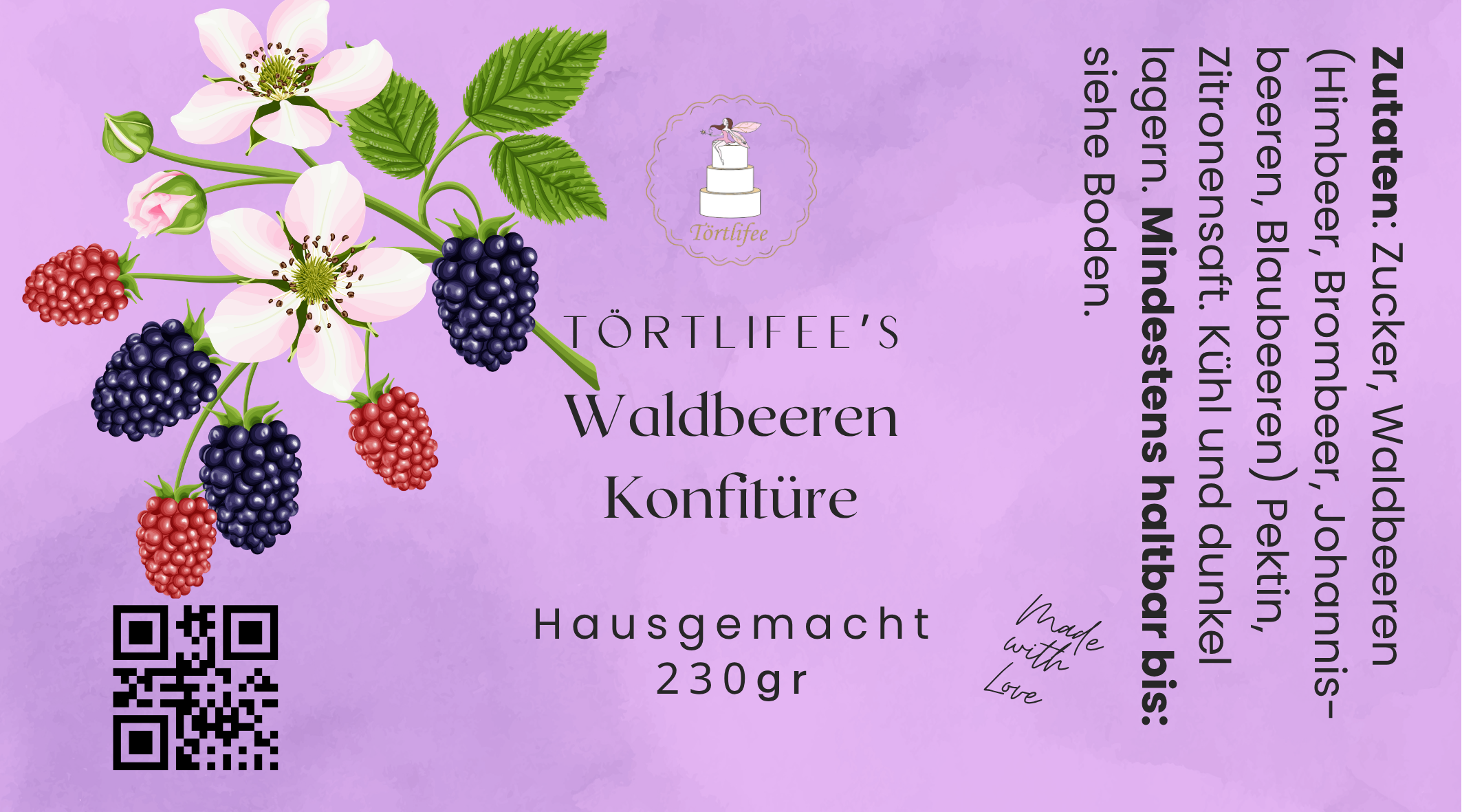 Waldbeer Konfitüre 230g