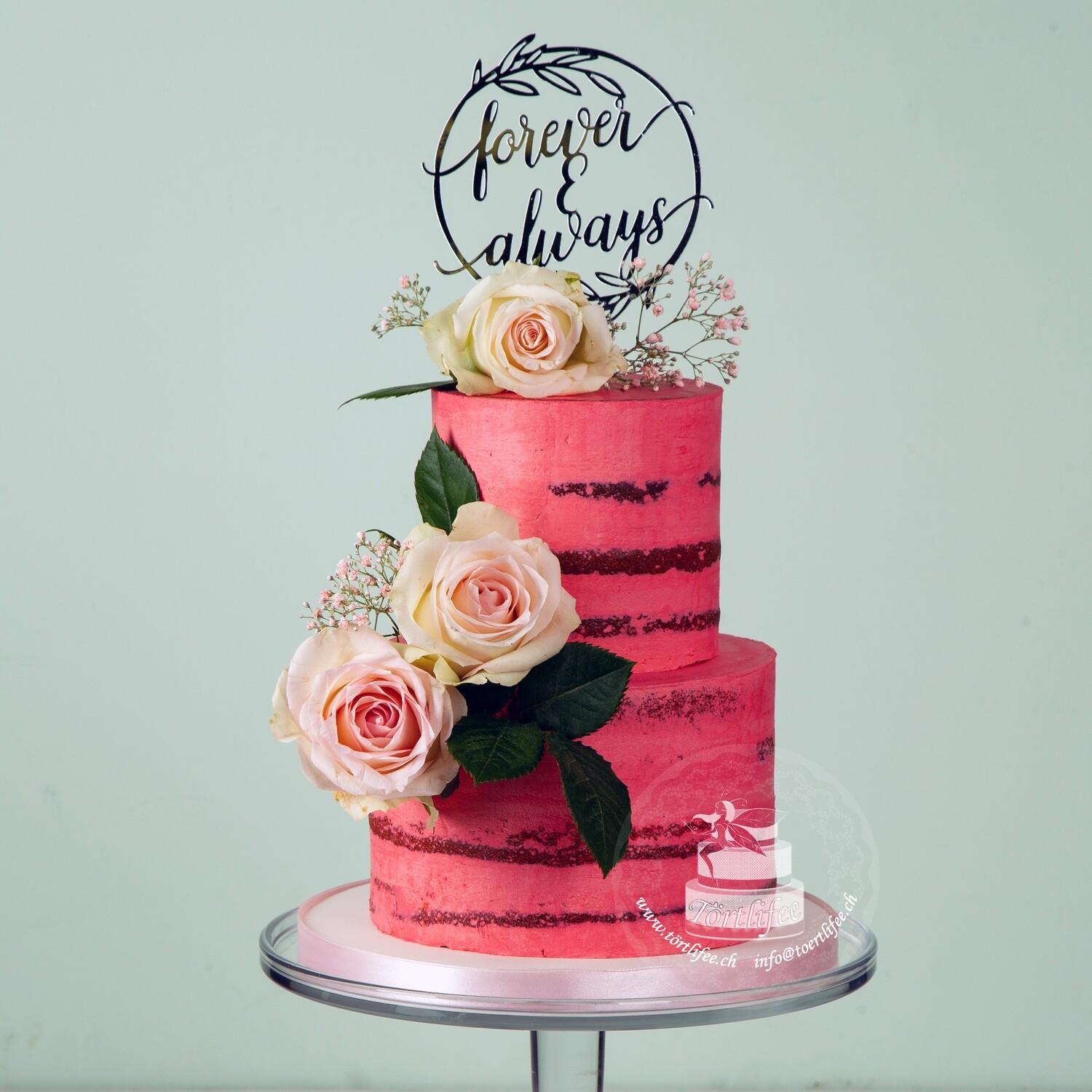 Semi Naked Cake - farbig Semi Naked Cake - farbig