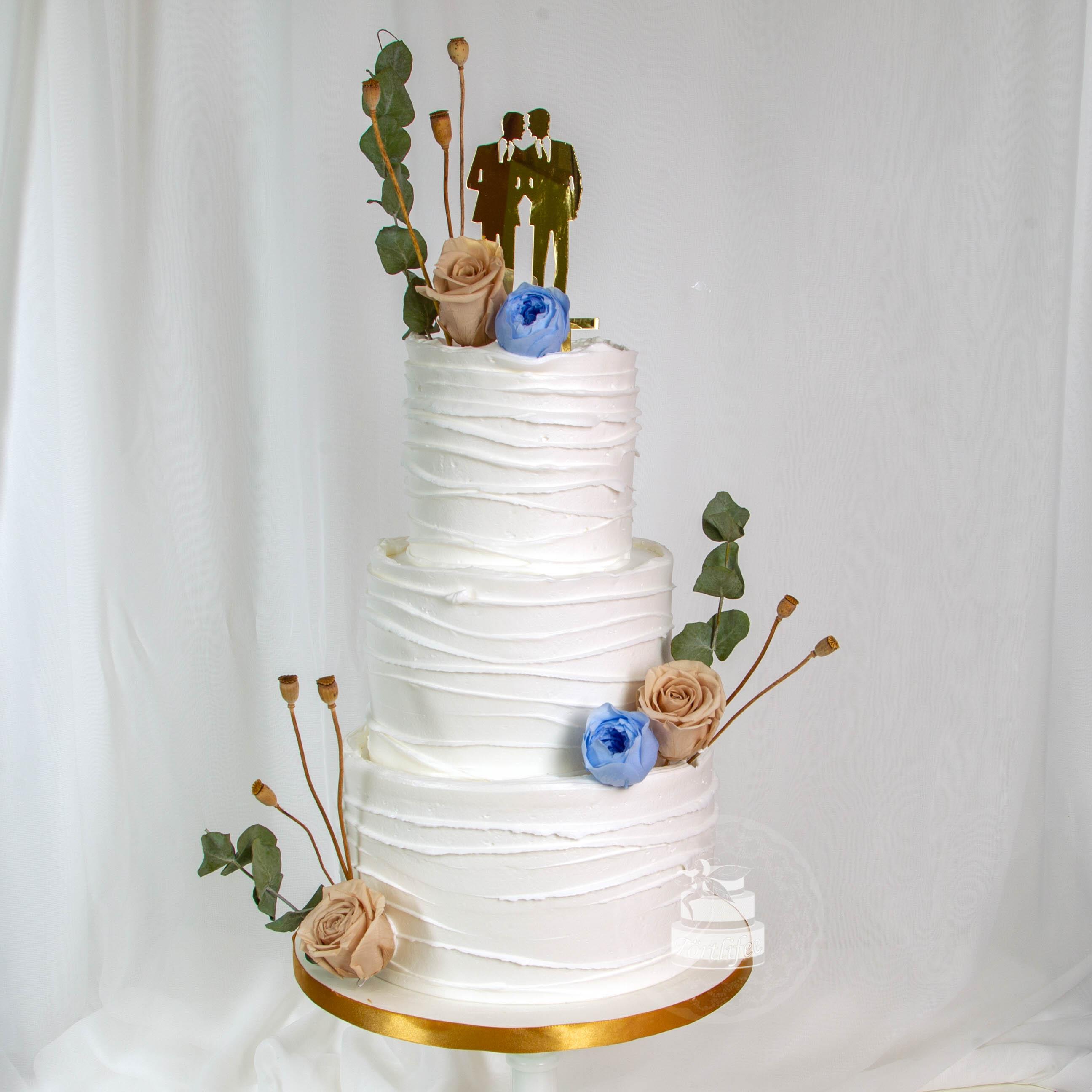 Buttercreme Torte - Wellen  Buttercreme Torte - Wellen