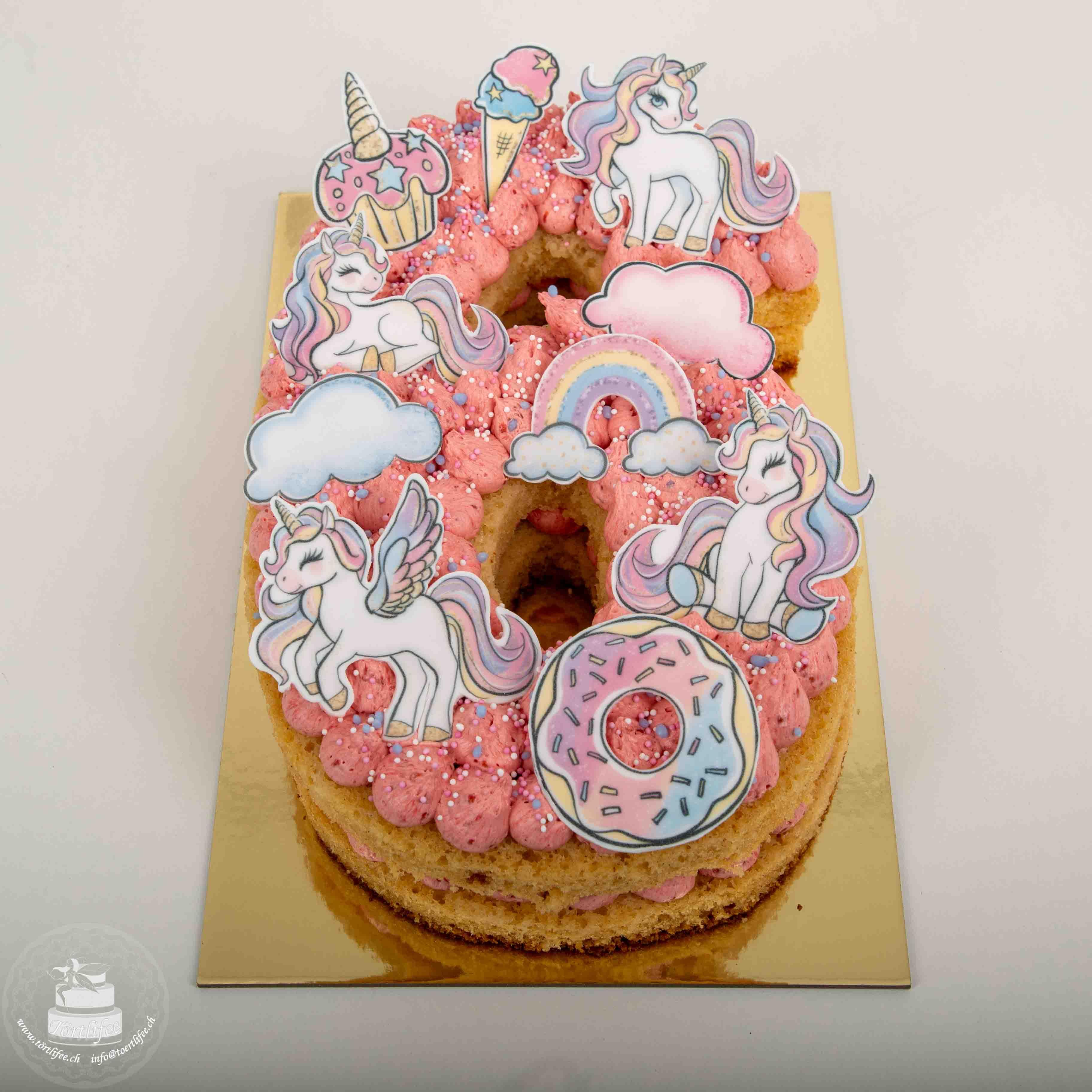Einhorn - Number Cake